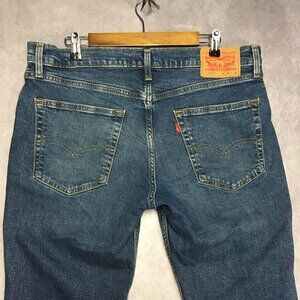 Levis Mens 511 Slim Fit Blue Jeans size 36x32 Stretch Denim Pants Copper Rivets